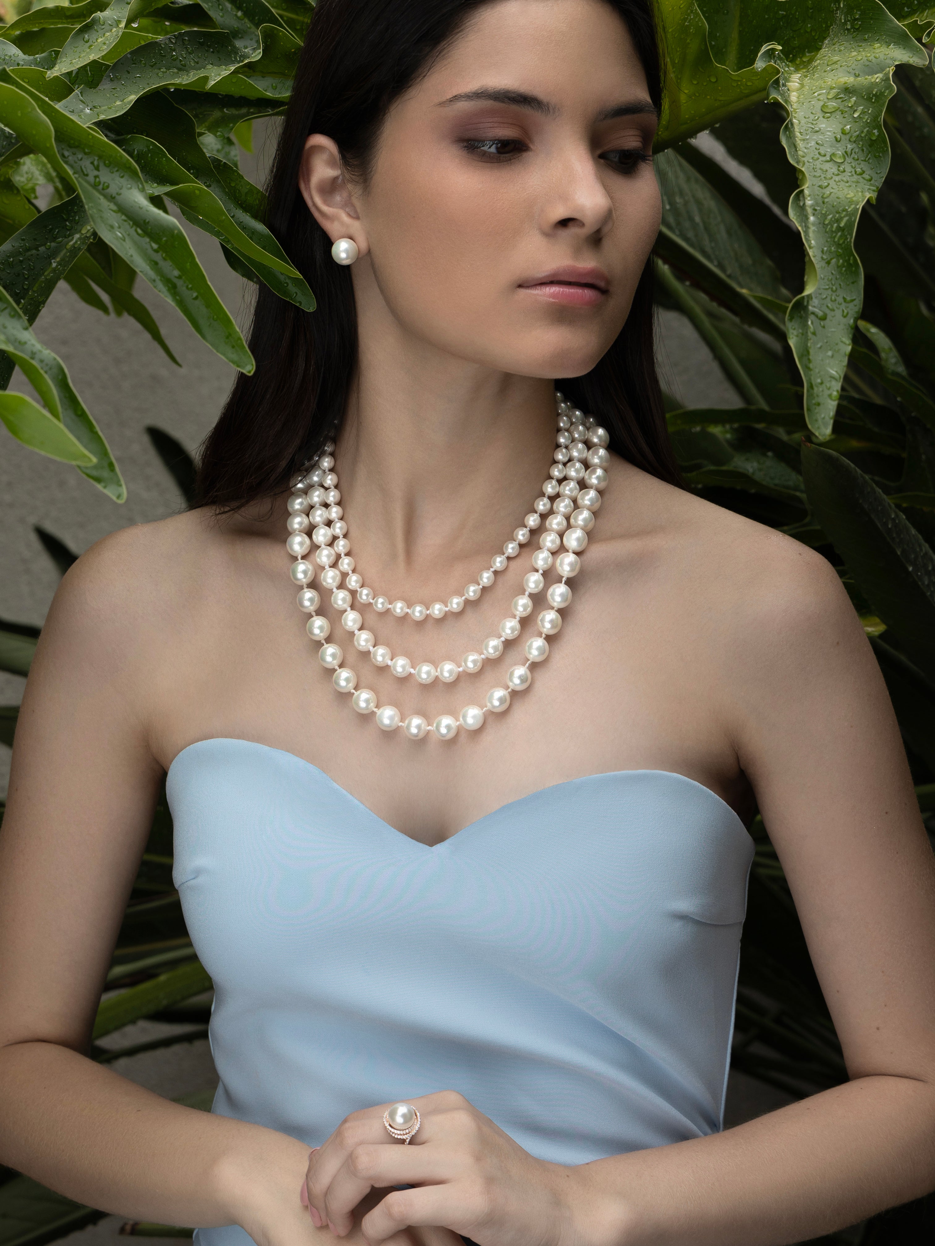 Pearl Cascade Necklace – Millo Beauty
