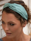 Headband, Aqua-Denim