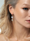 Aphrodite's Rock Earrings, Silver 925