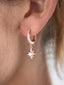 Aurora Hoops, Silver 925, Rose