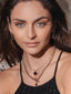 Palermo Flower Necklace, Black