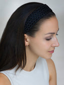 Black Weave Headband