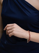 Burgundy Crystals Bracelet
