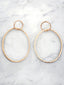 Capri Vibes Earrings, Rose Gold Plated