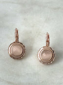 Cat Eye Earrings, Nude