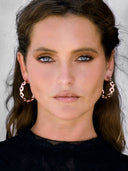 Chain Hoops, Rose