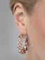Chain Hoops, Rose