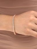 Classic Glitter Bracelet, Rose