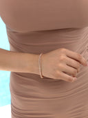 Classic Glitter Bracelet, Rose