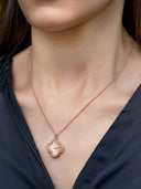 Deco Glam Necklace, Rose