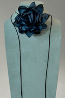 Flower Choker, Blue