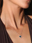 Flower Necklace,  Black