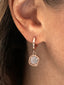 Grey Cat's-eye Earrings, Silver 925