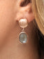 Ibiza Rose Earrings, Silver 925