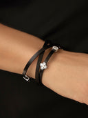 Jetsetter Bracelet, Rhodium