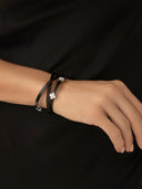 Jetsetter Bracelet, Rhodium