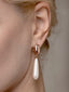 Drop Pearl Earrings, Rose