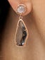 Lava Rocks Earrings, Silver 925