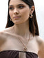 Medallion Necklace, Rose Gold Plated