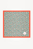 Mosaic Scarf, Orange, 100% Silk