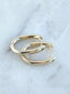 New Links Earrings, Yellow gold plating