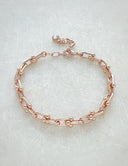 NY Bracelet, Rose Gold Plated