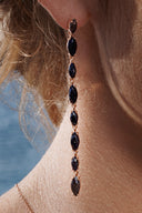 Blue Sands Earrings, Silver 925