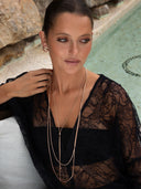 On the Rocks Necklace, Rose