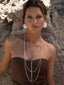 On the Rocks Necklace, White