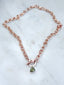 Pyramid Necklace, in Green