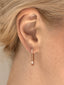Padlock Earrings, Small, Rose Gold Plated