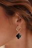 Black Palermo Earrings