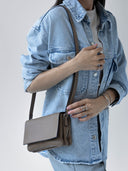 Petita Bag, Real Leather in Beige