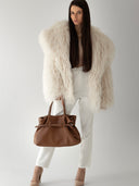 Savannah Bag, Real Leather in Light Brown