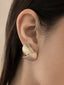 Sea Waves Earrings, Rose Gold Plated