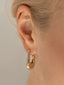 Sleek Earrings, Yellow Gold Plated