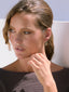 Sleek Earrings, Yellow Gold Plated