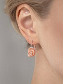 Twister Earrings, Rose Matt