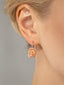 Twister Earrings, Rose Matt