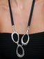 The Moirai Necklace, Rhodium Plated