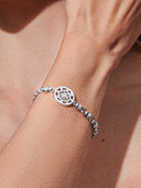Time is Right Bracelet, Rhodium