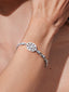 Time is Right Bracelet, Rhodium