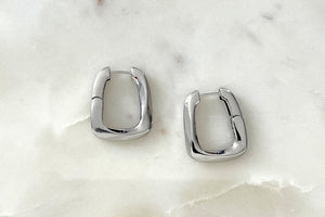 Whirlpool Rhodium Earrings