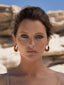 Tribal Earrings, Brown