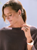 Versatile Earrings, Rose & Black