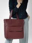 Vicenza Bag, Real Leather in Burgundy