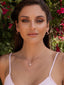 Zircon Drops Necklace
