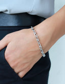 NY Rhodium Bracelet